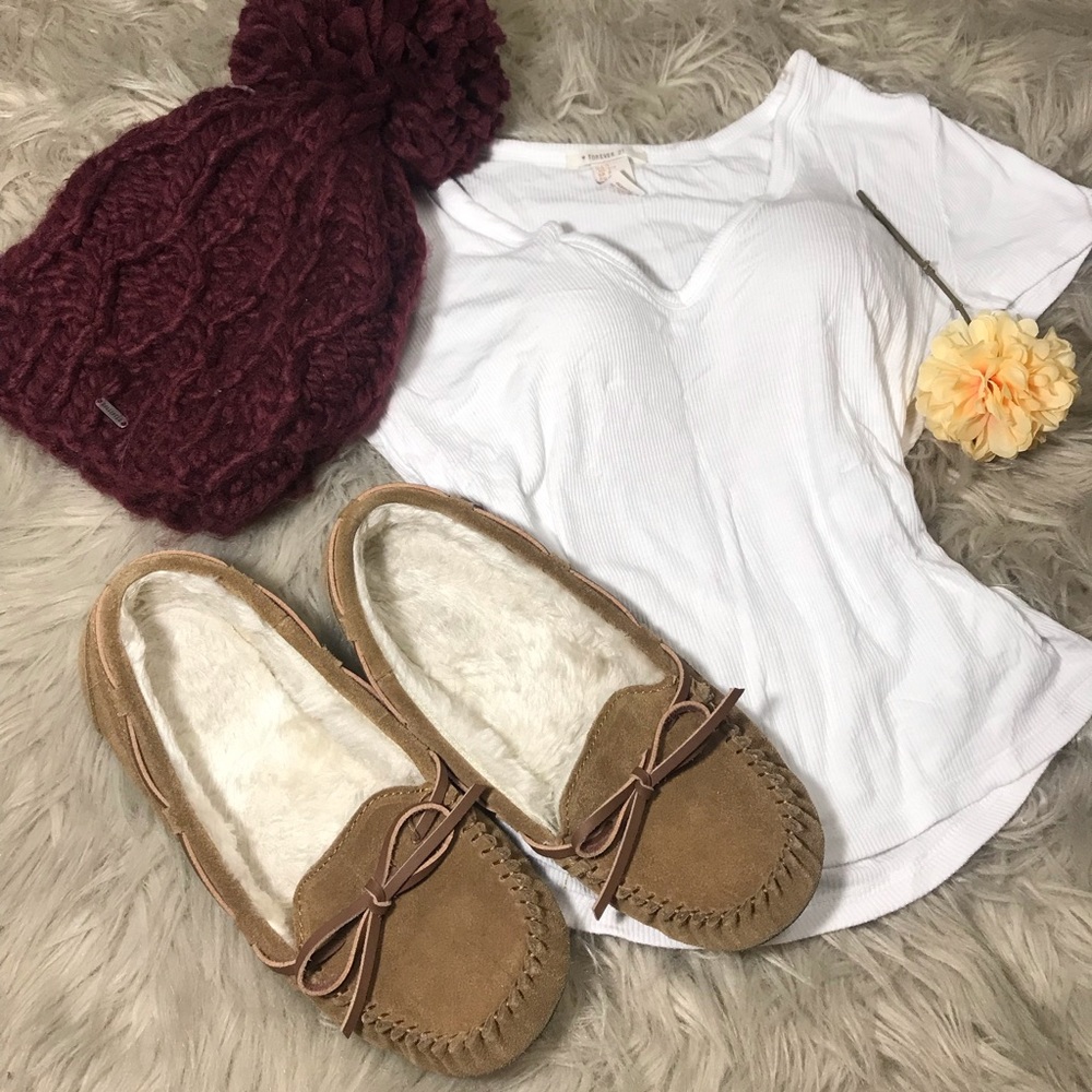 Tan Women’s moccasins